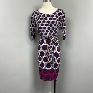 Maeve Plum Printed‎ Dress